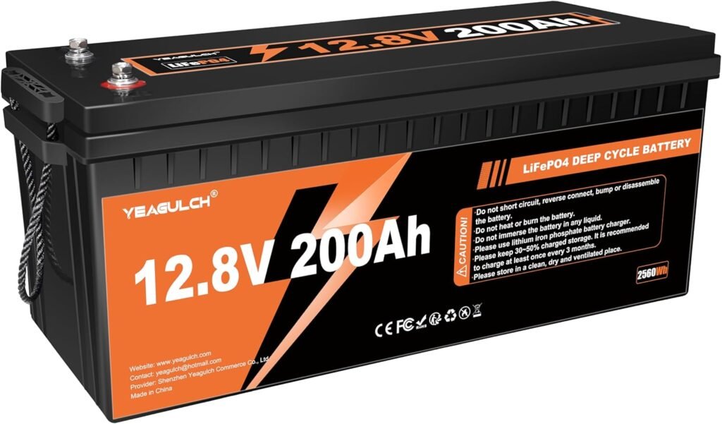 12V 300Ah LiFePO4 Battery 200A BMS 3840Wh Up to 6000+ Deep Cycle Lithium Iron Phosphate Battery Perfect for RV Camping Marine Solar Energy Storage Backup Power