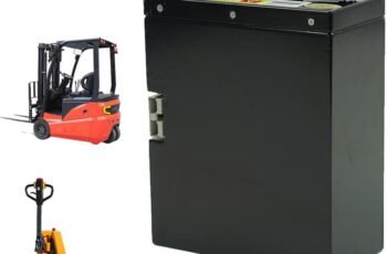 48V 12Ah LiFePO4 Battery 48 Volt 12AH Electric Forklift Lithium Iron Phosphate Battery Replacement for 0-600W Electric Pallet Jack Truck Motor