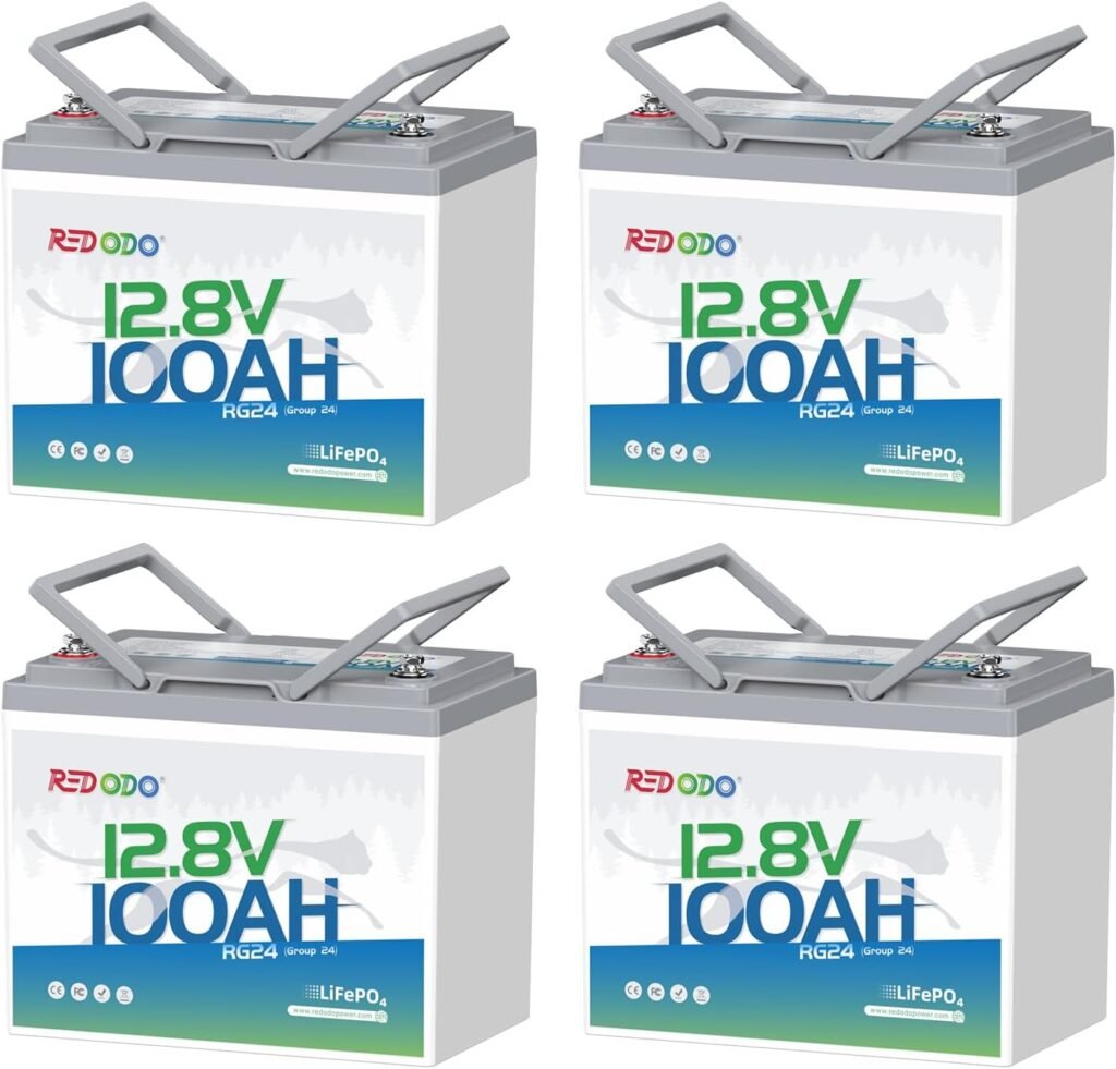 Redodo 12V 100Ah LiFePO4 Battery with Self Heating, Low Temperature Protection Group Lithium Battery, Built in 100A BMS, 4000+ Deep Cycles, Perfect for RVs, Off-Grid in Cold Areas Packs Redodo 12V 100Ah LiFePO4 Battery with Self Heating, Low Temperature Protection Group Lithium Battery, Built in 100A BMS, 4000+ Deep Cycles, Perfect for RVs, Off-Grid in Cold Areas Packs