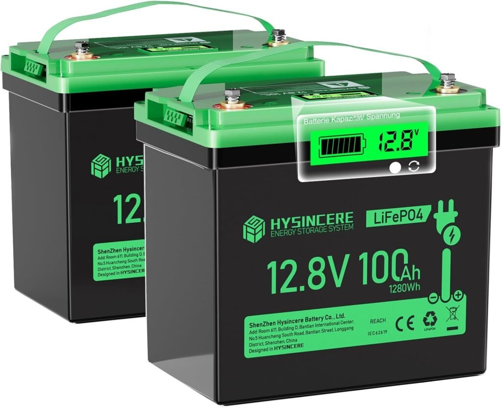 12V 100Ah LiFePO4 Lithium Battery, Deep Cycles Lithium Battery Built in 100A BMS for RV, Trolling Motor, Camping, Marine, Home Energy Storage-2 Packs 12V 100Ah LiFePO4 Lithium Battery, Deep Cycles Lithium Battery Built in 100A BMS for RV, Trolling Motor, Camping, Marine, Home Energy Storage-2 Packs