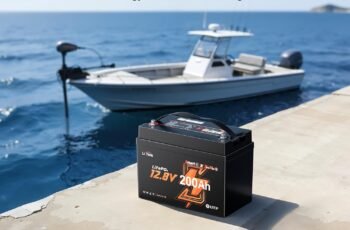 Litime 12V 200Ah Bluetooth Trolling Motors LiFePO4 Battery (Group 31)