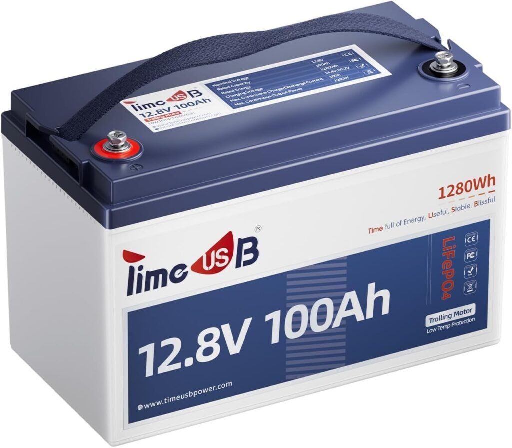 Timeusb 12V 50Ah Trolling Motor LiFePO4 Lithium Battery with Low-Temp Protection, Deep Cycle, Max. 60A Current at 30mins, 12V Battery for 20~70lb Boat Motor, Fish Finder, Instrument Panel etc. Timeusb 12V 50Ah Trolling Motor LiFePO4 Lithium Battery with Low-Temp Protection, Deep Cycle, Max. 60A Current at 30mins, 12V Battery for 20~70lb Boat Motor, Fish Finder, Instrument Panel etc.