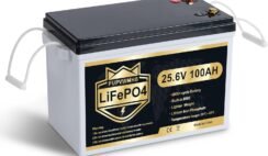 12V 200Ah MINI LiFePO4 Lithium Battery, Bluetooth Lithium Battery, 200A BMS, up to 15000 Cycles, Max.2560Wh Energy with Low Temp Cut off, Perfect for RV, Solar, Trolling Motor