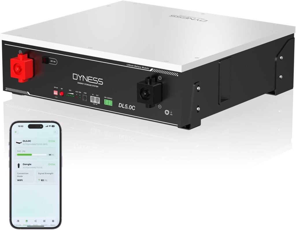 Dyness 12V 200Ah PLUS LiFePO4 Battery, Max. 2560Wh Power, 12.8V LiFePO4 Battery Upgrade 200A BMS with Low-Temp Protection, 4000+ Deep Cycles 12V Lithium Battery Perfect for RV, Solar System, Off-Grid Dyness 12V 200Ah PLUS LiFePO4 Battery, Max. 2560Wh Power, 12.8V LiFePO4 Battery Upgrade 200A BMS with Low-Temp Protection, 4000+ Deep Cycles 12V Lithium Battery Perfect for RV, Solar System, Off-Grid