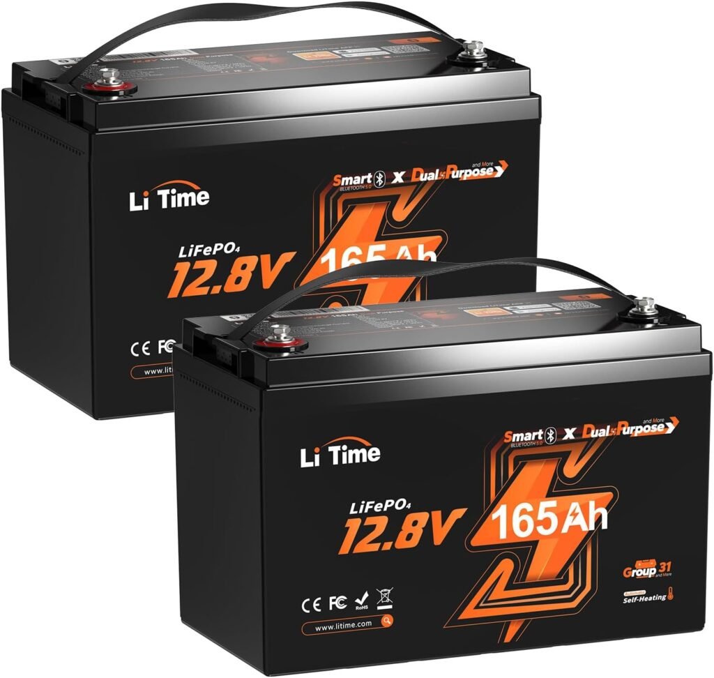Litime 12V 100Ah Xtra-Mini Bluetooth Trolling Motor LiFePO4 Battery, Volt MINI Small Lithium Batteries, Up to Deep Cycle, 100A BMS for RV, Camper, Travel Trailers, Boat, Yacht, Kayak Litime 12V 100Ah Xtra-Mini Bluetooth Trolling Motor LiFePO4 Battery, Volt MINI Small Lithium Batteries, Up to Deep Cycle, 100A BMS for RV, Camper, Travel Trailers, Boat, Yacht, Kayak