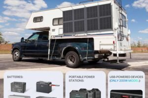 Renogy 200W Portable Solar Panel Blanket, 25% High Efficiency N-Type Foldable Solar Charger for Power Station, Lightweight 8-Fold Space Save, USB-A Type-C Output, For Camping, RV, Pickup Truck, Marine