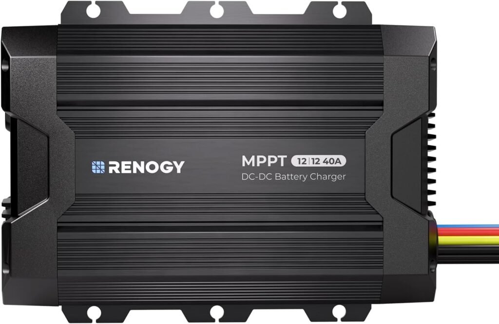 Renogy DC to DC Charger with MPPT 12V 40A Solar Input - 670W Dual Charging Car Battery Chargers for RV Marine Camping Compatible with LiFePO4 Gel Flooded and Sealed Lead Acid Batteries Renogy DC to DC Charger with MPPT 12V 40A Solar Input - 670W Dual Charging Car Battery Chargers for RV Marine Camping Compatible with LiFePO4 Gel Flooded and Sealed Lead Acid Batteries