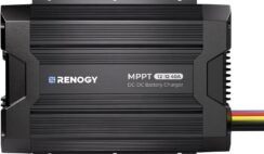 Renogy DC to DC Charger with MPPT 12V 40A Solar Input – 670W Dual Charging Car Battery Chargers for RV Marine Camping Compatible with LiFePO4 Gel Flooded and Sealed Lead Acid Batteries