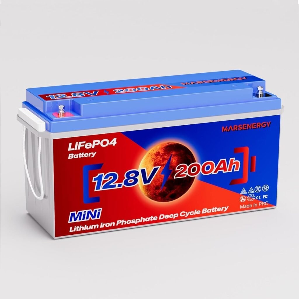 12V 200Ah Lifepo4 Battery, Built-in 100A Smart BMS, 4500-15000 Deep Cycle Grade A Lithium Ion Cells for RV Travel, Marine, Boat, Home Energy Storage, Solar Panel, Camping 12V 200Ah Lifepo4 Battery, Built-in 100A Smart BMS, 4500-15000 Deep Cycle Grade A Lithium Ion Cells for RV Travel, Marine, Boat, Home Energy Storage, Solar Panel, Camping