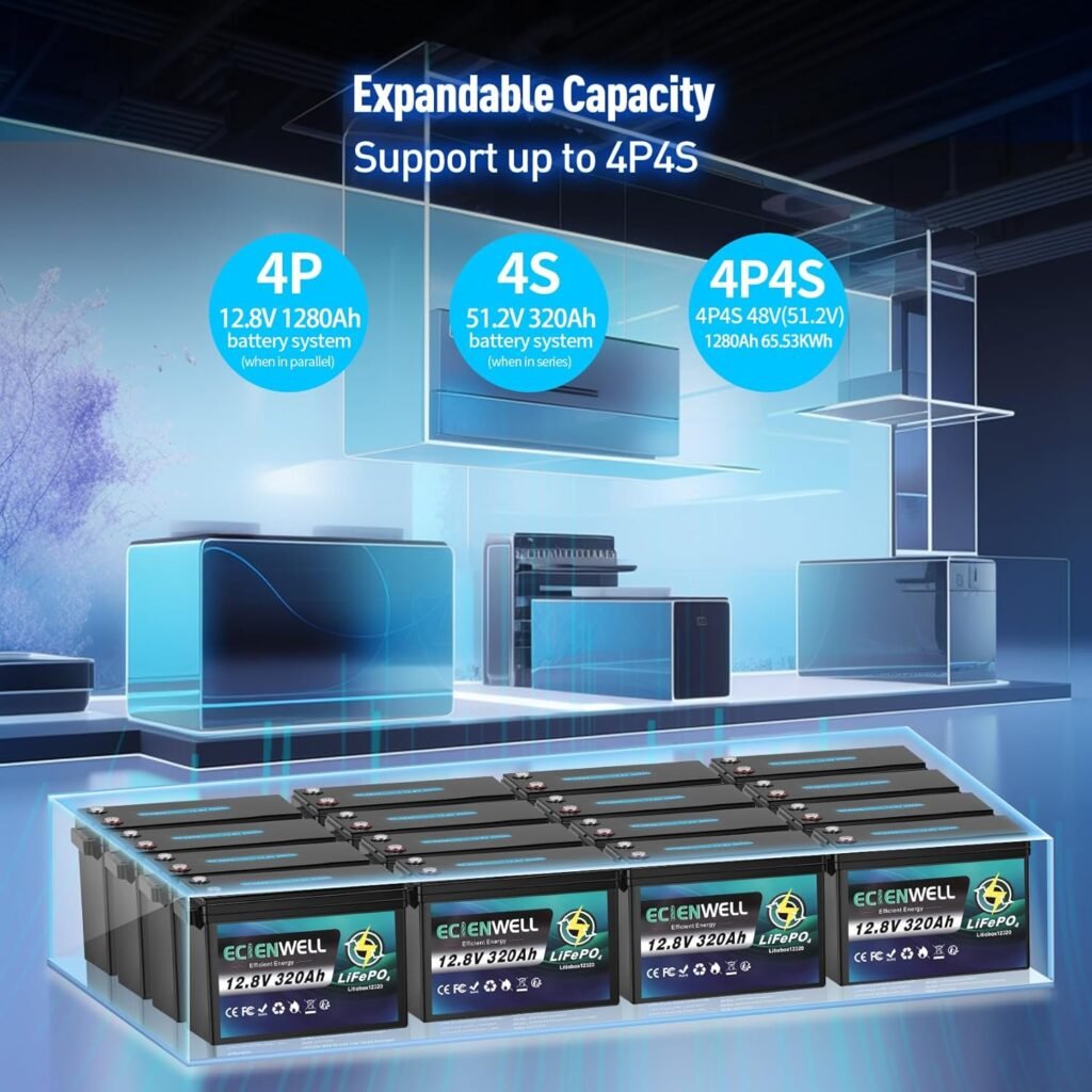 12V 320Ah Lithium LiFePO4 Battery Mini, 15000+ Deep Cycle Marine Battery with 200A BMS, Grade A Battery, IP65 Waterproof, 12V 300Ah+ for Golf Cart, Trolling Motor, RV, Truck, Camp, Solar 12V 320Ah Lithium LiFePO4 Battery Mini, 15000+ Deep Cycle Marine Battery with 200A BMS, Grade A Battery, IP65 Waterproof, 12V 300Ah+ for Golf Cart, Trolling Motor, RV, Truck, Camp, Solar