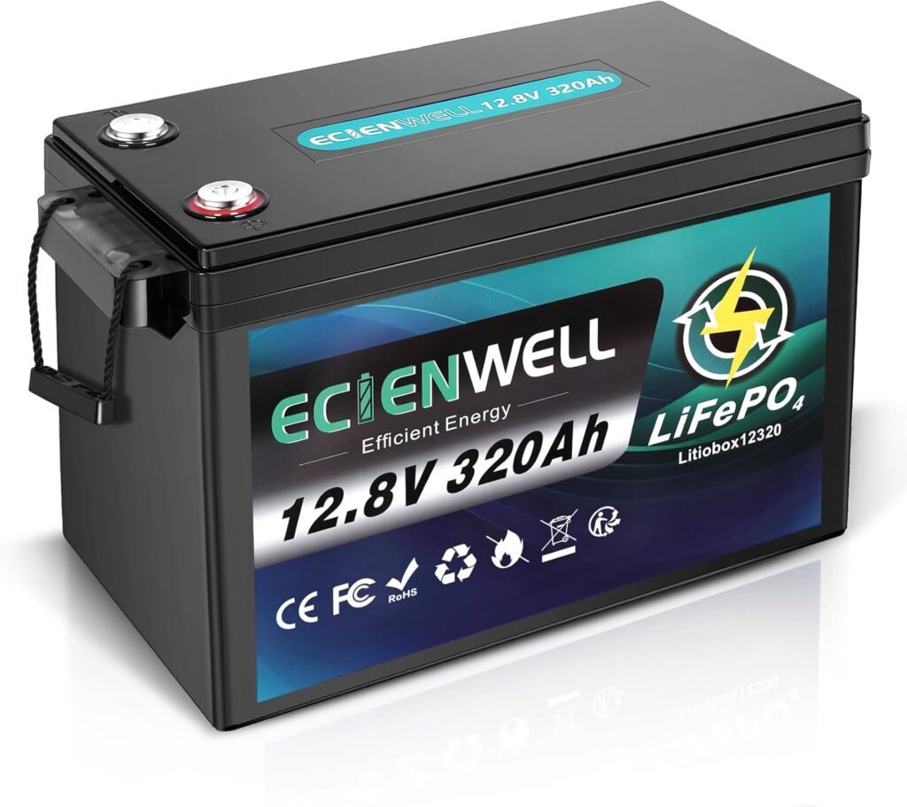 12V 320Ah Lithium LiFePO4 Battery Mini, 15000+ Deep Cycle Marine Battery with 200A BMS, Grade A Battery, IP65 Waterproof, 12V 300Ah+ for Golf Cart, Trolling Motor, RV, Truck, Camp, Solar 12V 320Ah Lithium LiFePO4 Battery Mini, 15000+ Deep Cycle Marine Battery with 200A BMS, Grade A Battery, IP65 Waterproof, 12V 300Ah+ for Golf Cart, Trolling Motor, RV, Truck, Camp, Solar