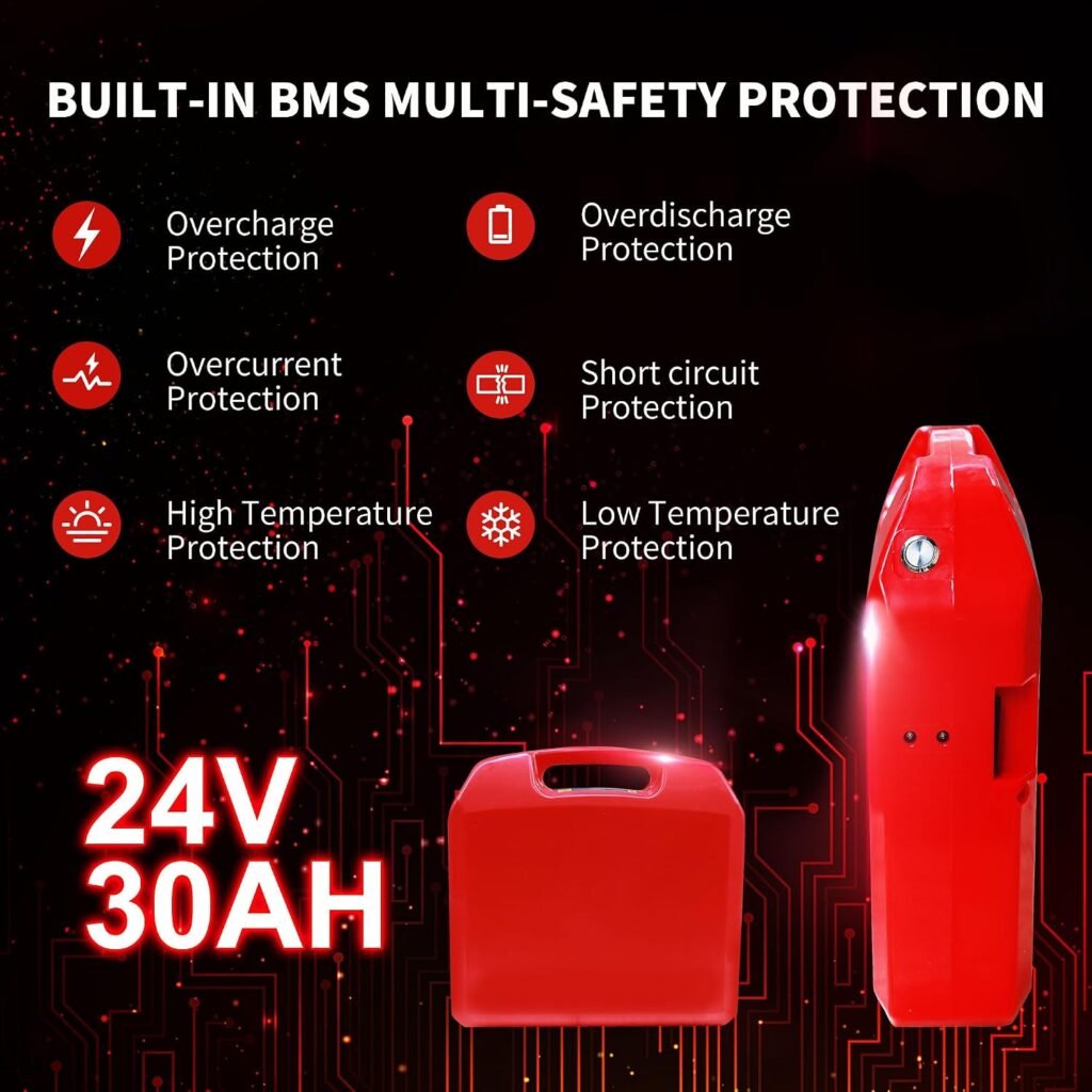 24V 30Ah Electric Pallet Jack Battery for Heli CBD15J-LI-S, Heli CBD18J-LI-S, Heli CBD20J-LI, JIALIFT SL15L3, 24V Forklift LiFePO4 Lithium Battery for Electric Pallet Trucks