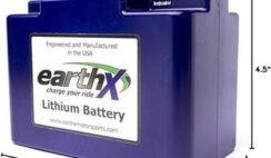 EarthX ETX680C Lithium Iron Phosphate Battery (LiFePo4) for Aircraft with 60 amp alternators or less!