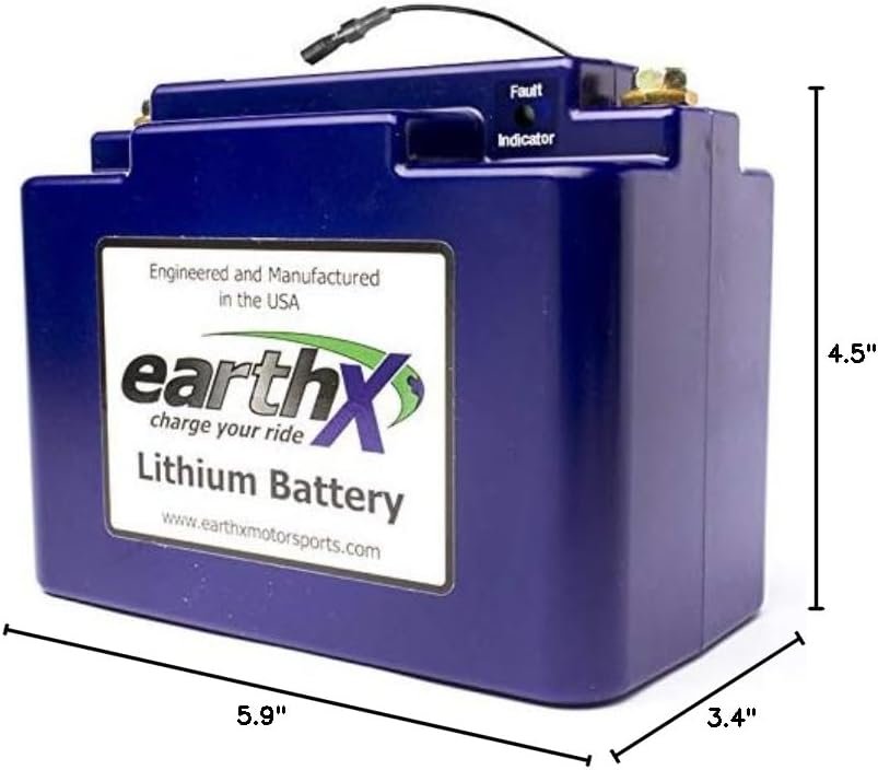 EarthX ETX680C Lithium Iron Phosphate Battery (LiFePo4) for Aircraft with amp alternators or less! EarthX ETX680C Lithium Iron Phosphate Battery (LiFePo4) for Aircraft with amp alternators or less!