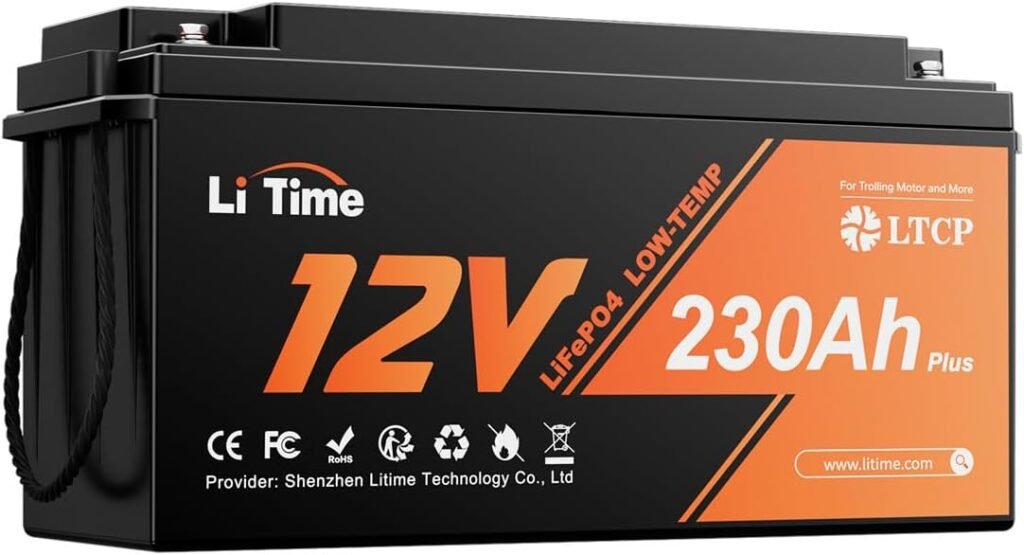 Litime 12V 230Ah Deep Cycle LiFePO4 Battery for RV, Camper, Travel Trailer Litime 12V 230Ah Deep Cycle LiFePO4 Battery for RV, Camper, Travel Trailer