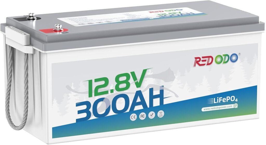 Redodo Pack 12V 410Ah Deep Cycle LiFePO4 Battery, for RV Solar Marine | Group 8D, 250A BMS, Up to Cycles, IP65 Waterproof, Max. 4P4S, 20Wh, for Off Grid, UPS, Years Warranty Redodo Pack 12V 410Ah Deep Cycle LiFePO4 Battery, for RV Solar Marine | Group 8D, 250A BMS, Up to Cycles, IP65 Waterproof, Max. 4P4S, 20Wh, for Off Grid, UPS, Years Warranty