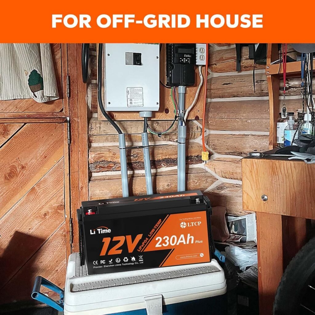 Litime Packs 12V 230Ah Deep Cycle LiFePO4 Battery for RV, Travel Trailer Litime Packs 12V 230Ah Deep Cycle LiFePO4 Battery for RV, Travel Trailer